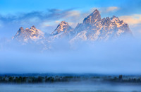 Tetons in the Mist