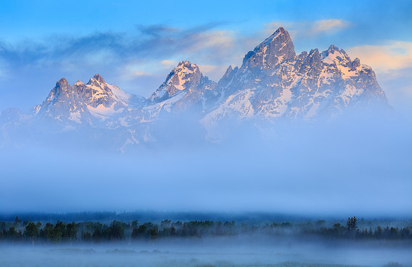 Tetons in the Mist