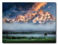 Tetons in the Mist