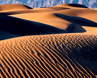 Mesquite dunes in Death valley national park