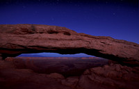 Mesa Arch at twilight