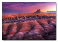 Sunset in the Badlands