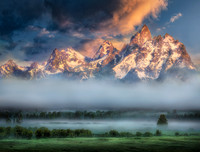 Tetons in the Mist